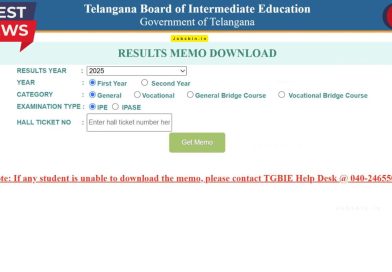 TS ఇంటర్ 1వ సంవత్సరం ఫలితం 2025 విడుదల: ఆన్‌లైన్‌లో తనిఖీ చేయండి, లింక్‌ను డౌన్‌లోడ్ చేసుకోండి @results.cgg.gov.in / TS Inter Results 2025 TSBIE Intermediate 1st, 2nd Year Marks Memo Release Today at tsbie.cgg.gov.in